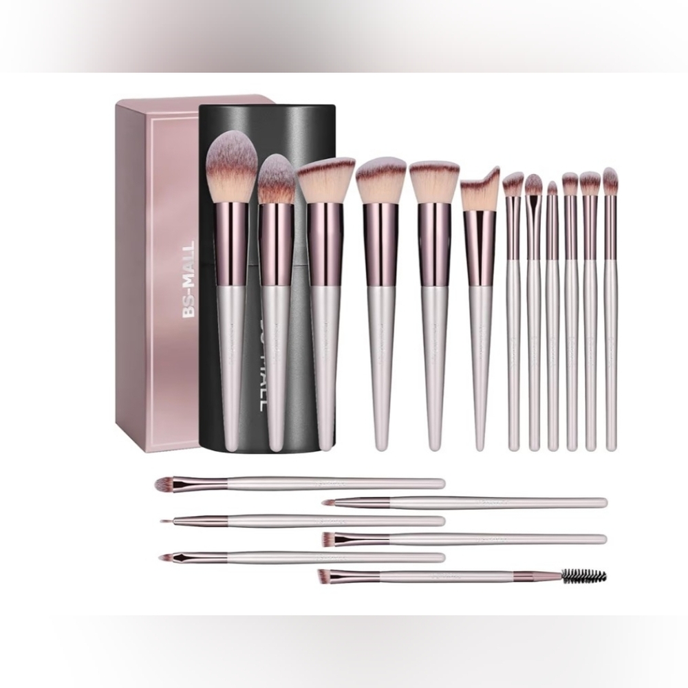Pink Makeup 18 Brush Set